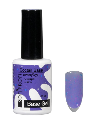 База камуфлирующая для ногтей Тон 1201 Sofiprofi Cocktail Base, 10 мл